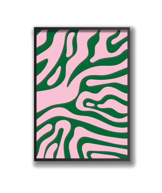 Pink Mess Art Print