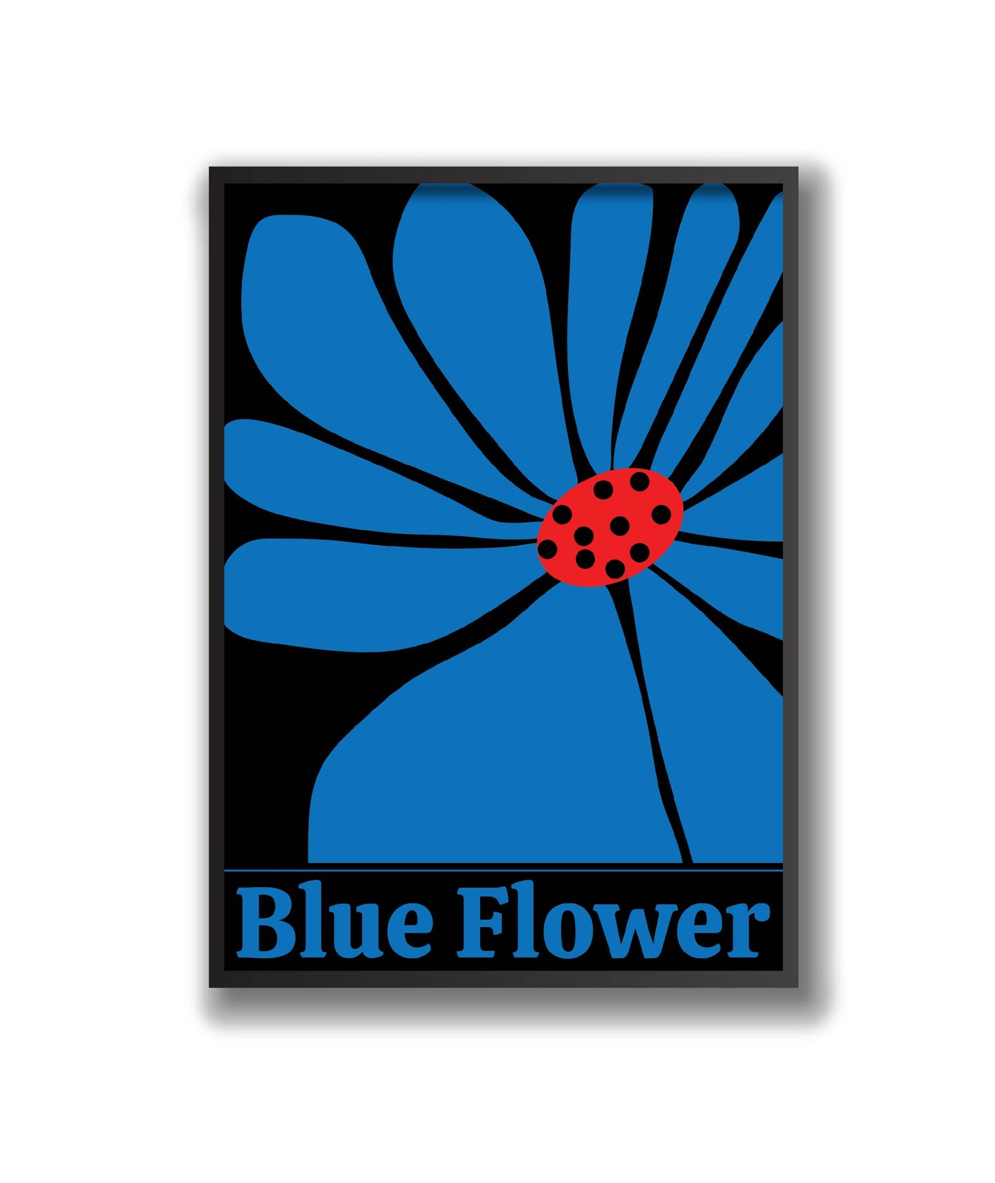 Blue Flower Art Print